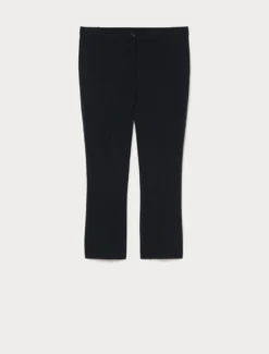 Pantaloni in misto viscosa stretch - BLU NOTTE