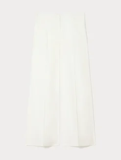 Pantaloni in popeline di cotone - AVORIO