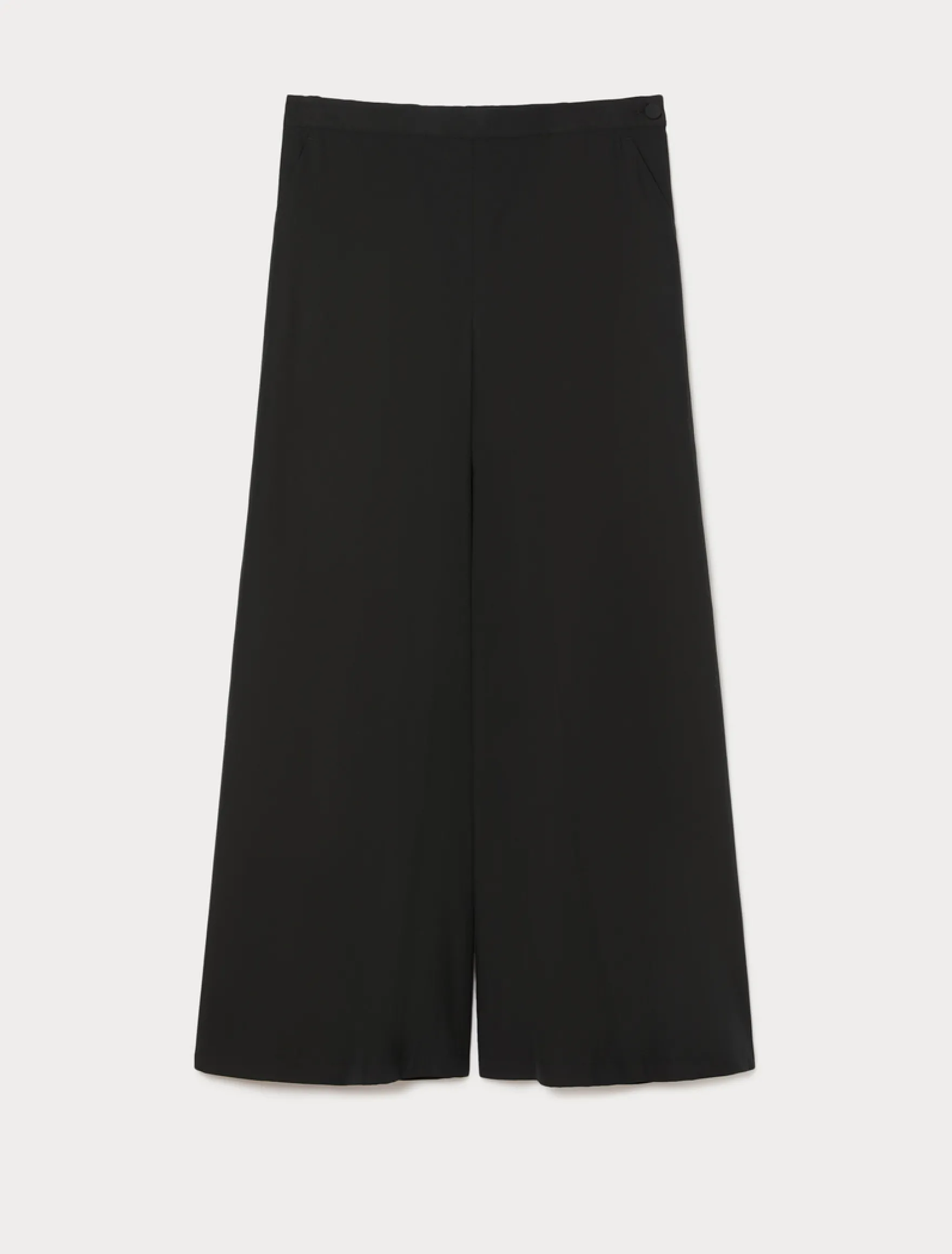 Pantaloni in popeline di cotone - NERO