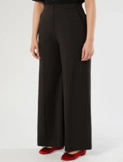 Pantaloni in popeline - NERO