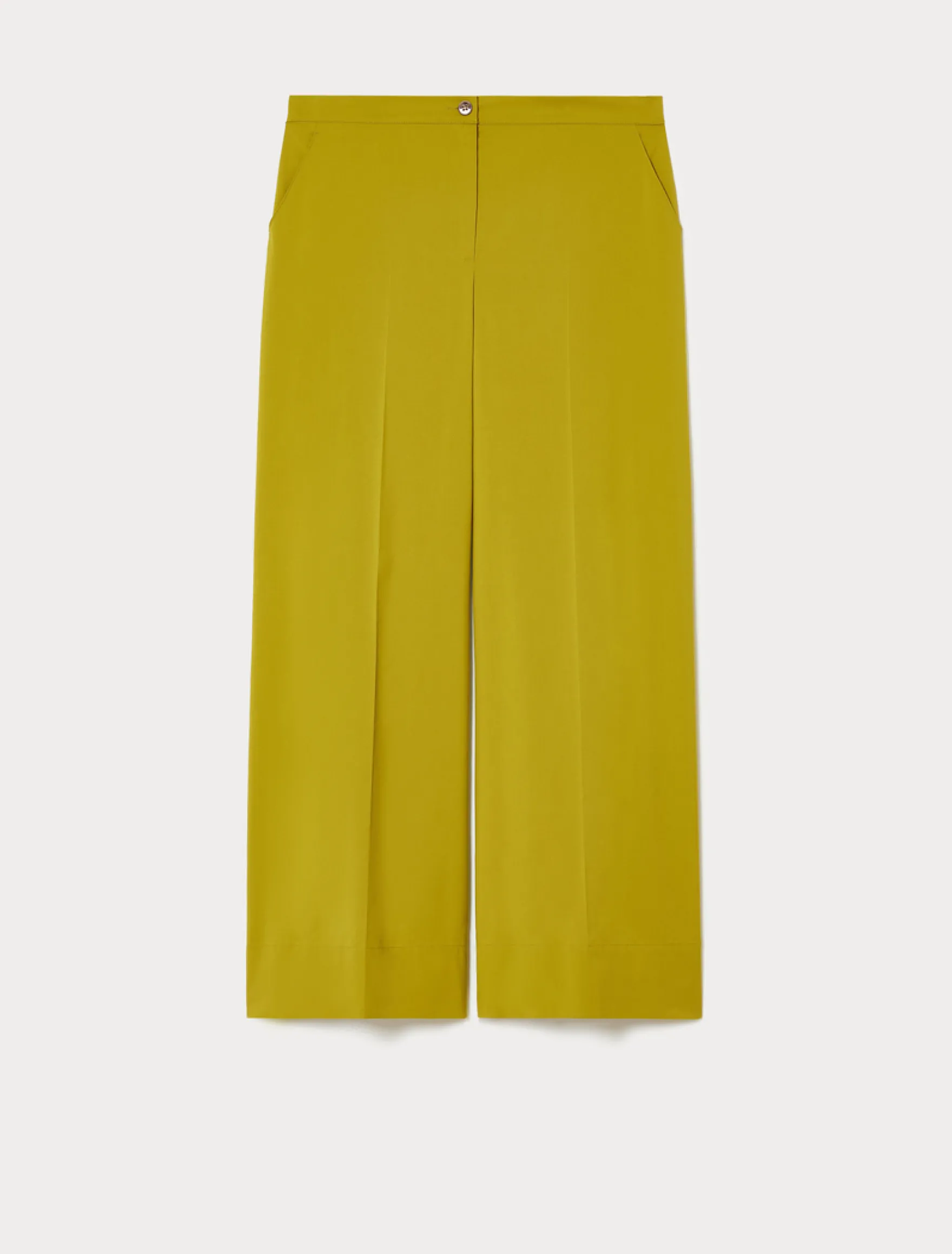 Pantaloni in popeline - VERDE OLIVA
