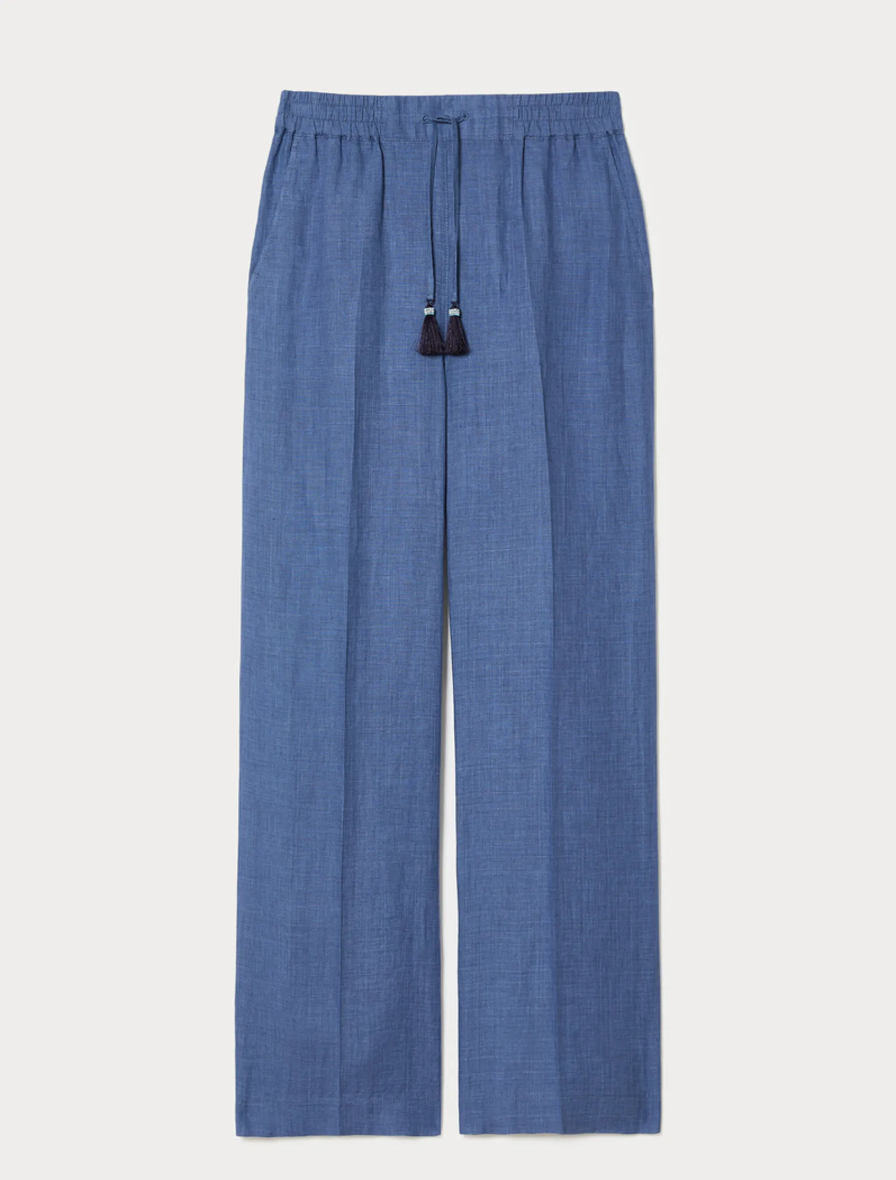 Pantaloni in tela di lino - BLUETTE