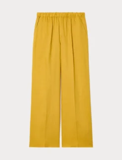 Pantaloni in tela di lino - MIELE