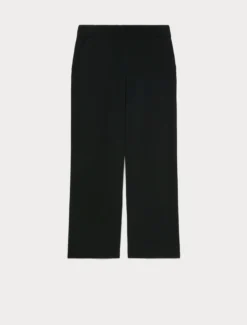 Pantaloni in viscosa - NERO