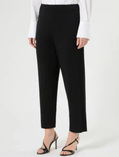 Pantaloni in viscosa - NERO