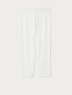 Pantaloni in viscosa stretch - BIANCO