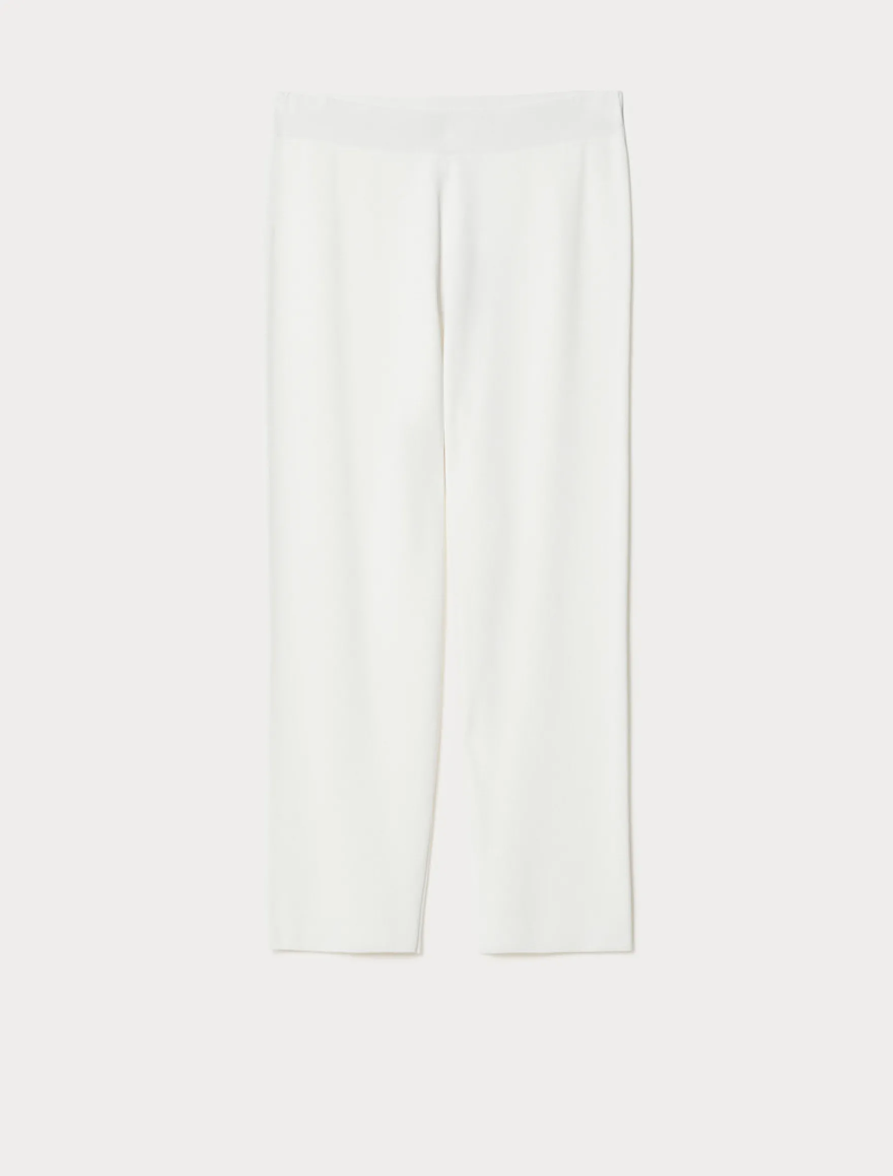 Pantaloni in viscosa stretch - BIANCO