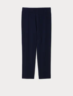 Pantaloni in viscosa stretch - BLU NOTTE