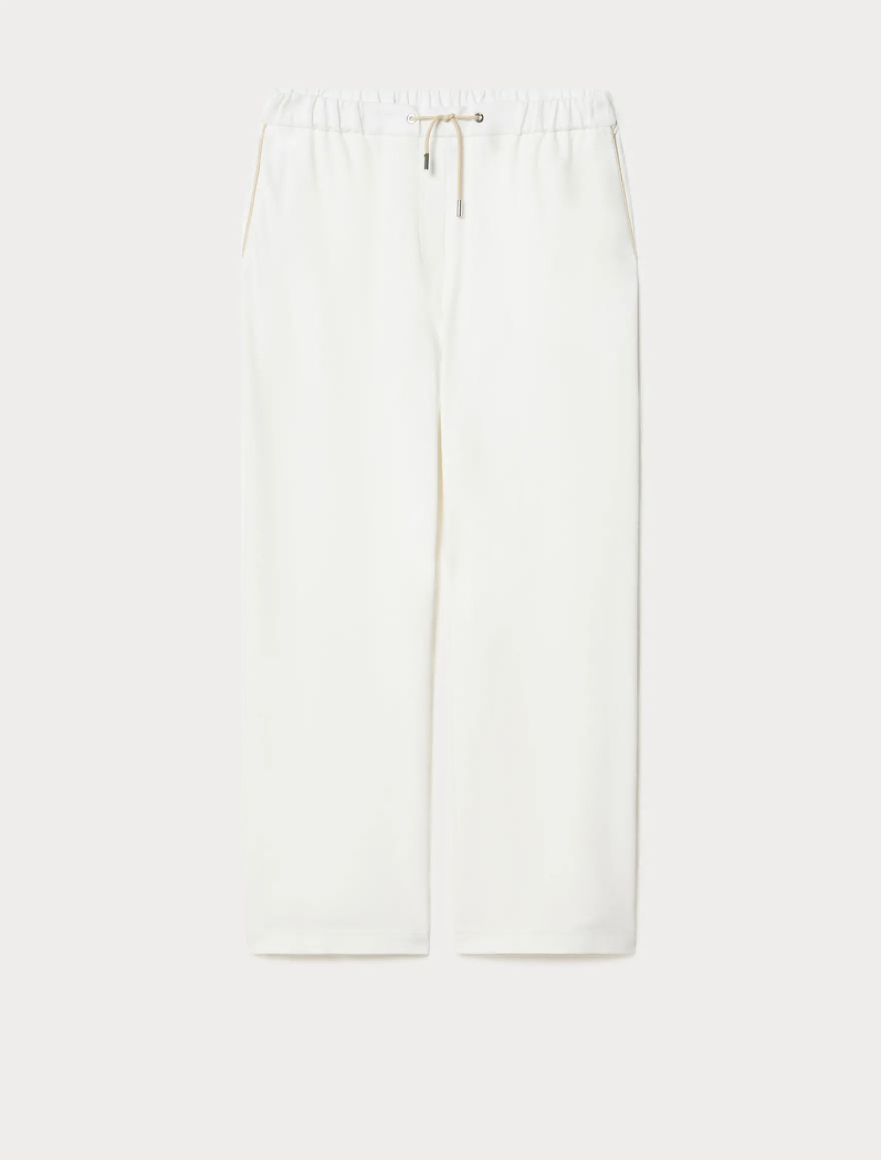 Pantaloni jogging in jersey - BIANCO