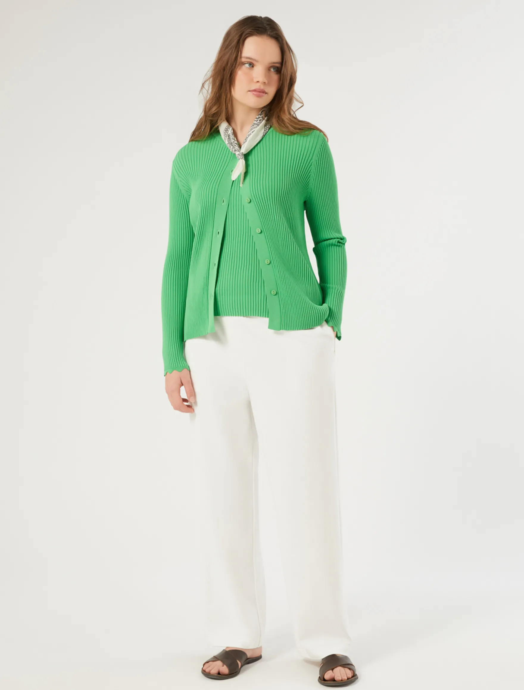 Pantaloni jogging in jersey - BIANCO