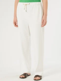 Pantaloni jogging in jersey - BIANCO