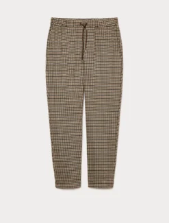 Pantaloni jogging in jersey jacquard - VERDE KAKI