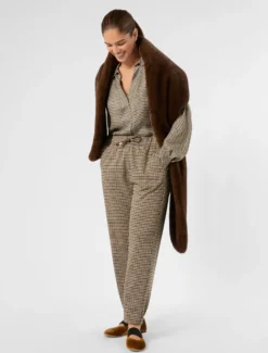Pantaloni jogging in jersey jacquard - VERDE KAKI