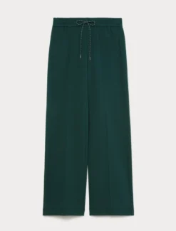 Pantaloni jogging in jersey - VERDE BOSCO