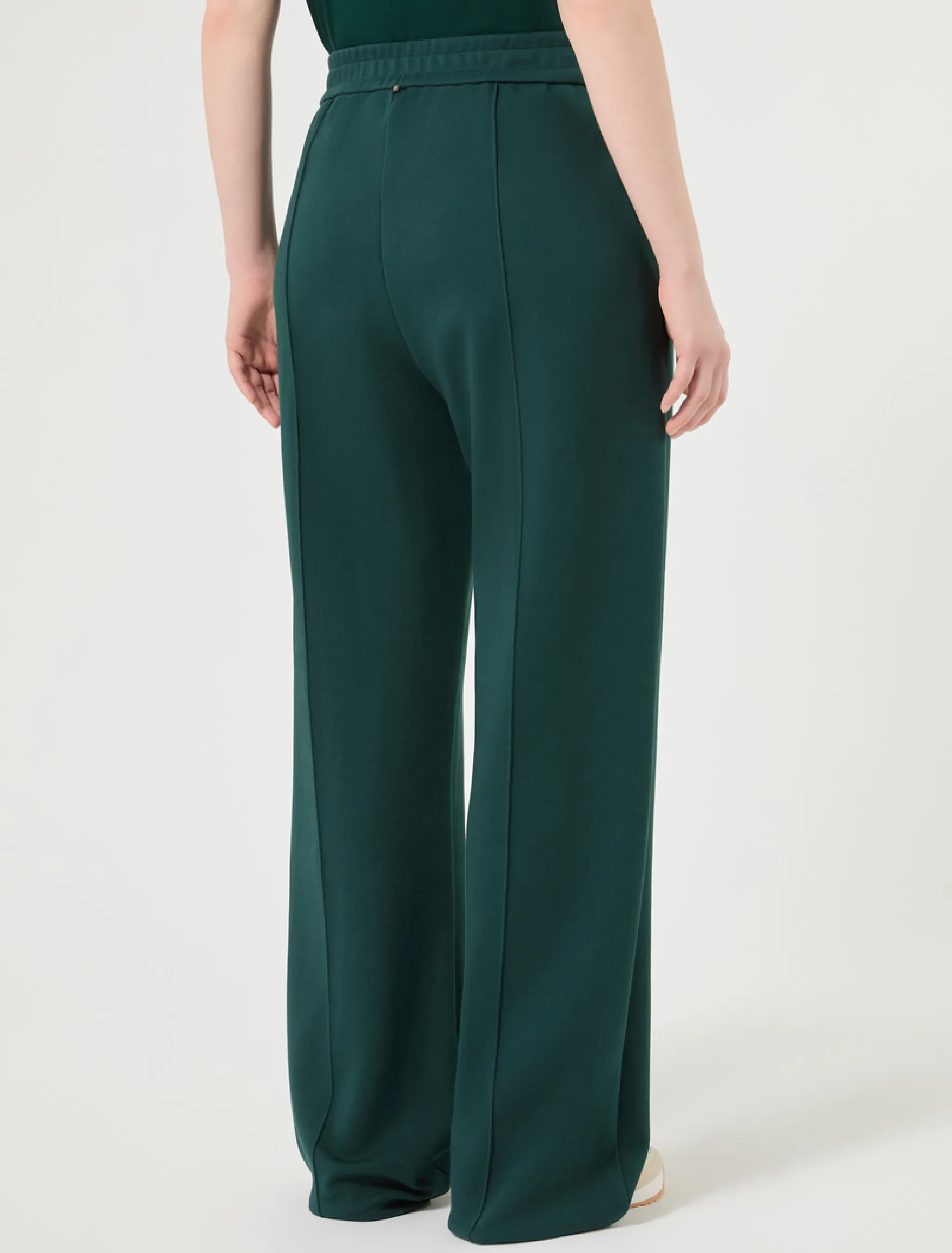 Pantaloni jogging in jersey - VERDE BOSCO