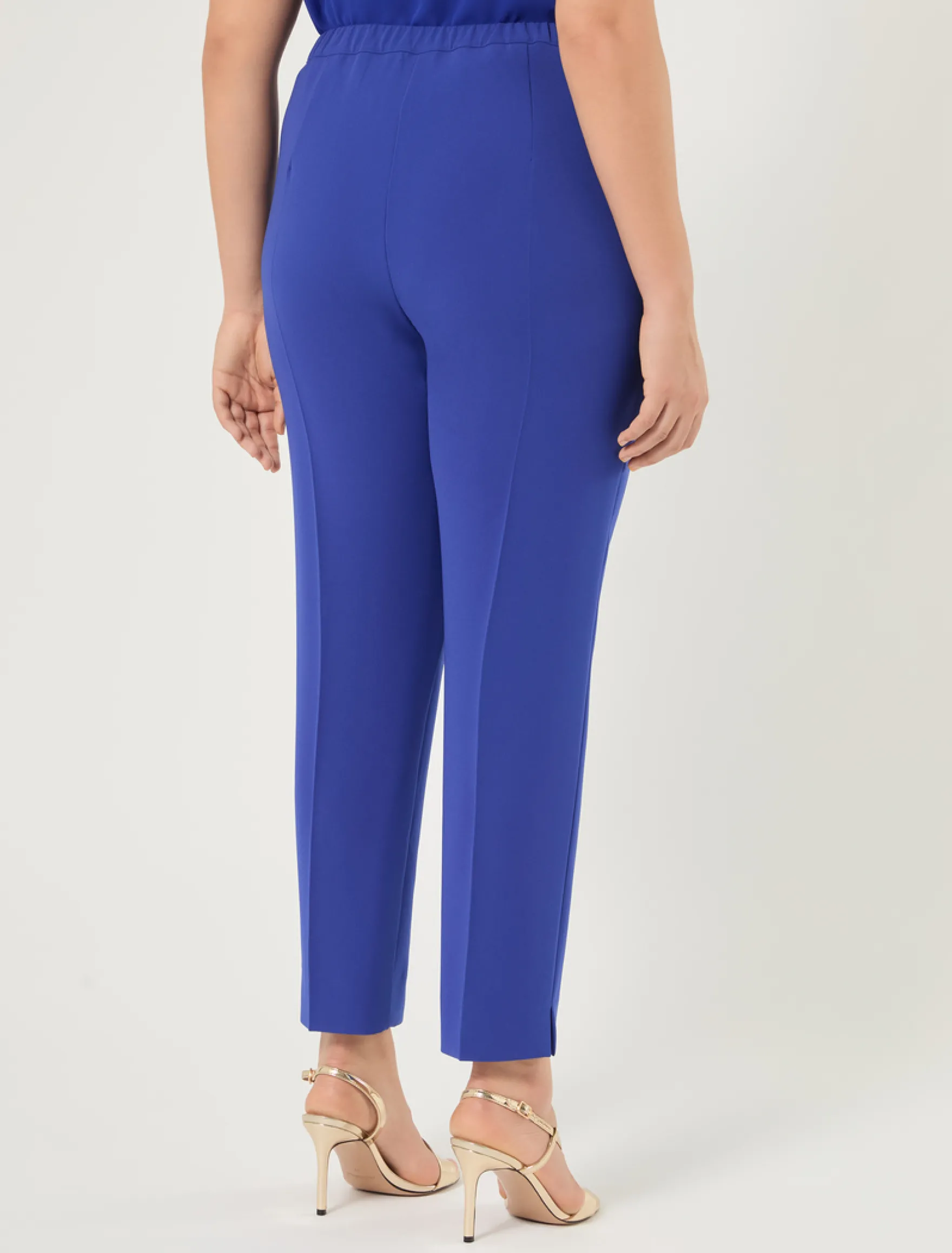 Pantaloni slim in cady - BLUETTE