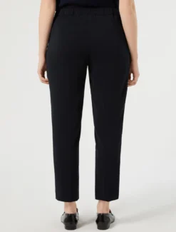 Pantaloni slim in cady stretch - BLU MARINO
