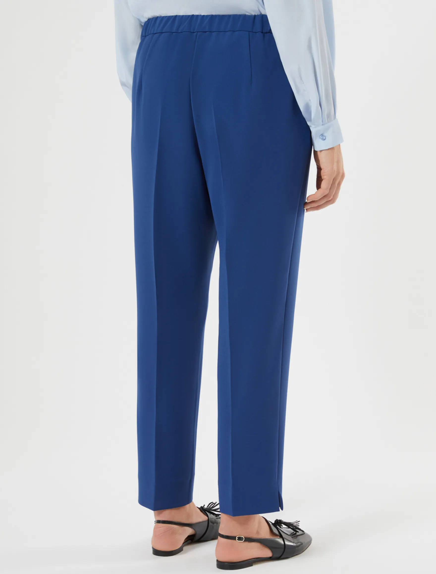 Pantaloni slim in cady stretch - BLUETTE