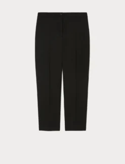Pantaloni slim in jersey - NERO