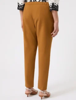 Pantaloni slim in tela di cotone - SIENA