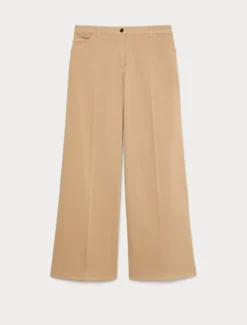 Pantaloni wide leg in cotone - CIPRIA