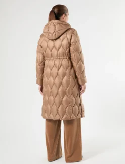 Piumino in nylon antigoccia - CAMMELLO