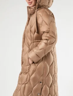 Piumino in nylon antigoccia - CAMMELLO