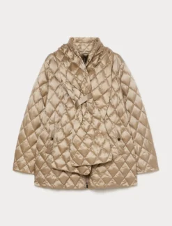 Piumino in raso antigoccia - BEIGE