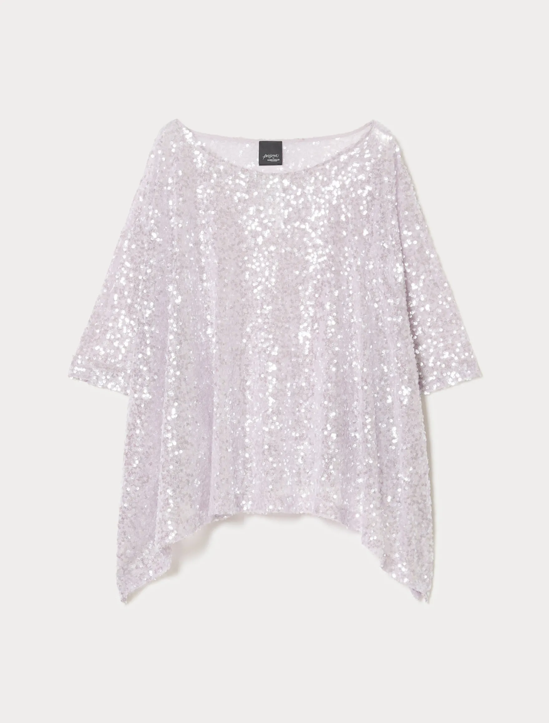 Poncho in paillettes - LAVANDA