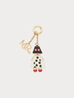 Portachiavi charms con logo - NERO
