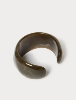 Set di bracciali in metallo e resina - ORO