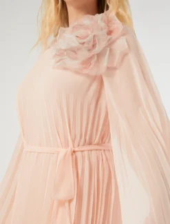 Spilla a fiore in organza - ROSA