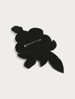 Spilla broche a fiore - BIANCO