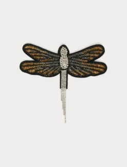 Spilla broche libellula - NERO