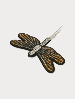 Spilla broche libellula - NERO
