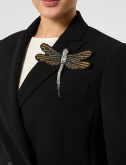 Spilla broche libellula - NERO