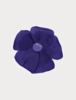 Spilla in organza di seta - VIOLA