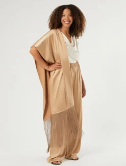 Stola in jersey - BEIGE