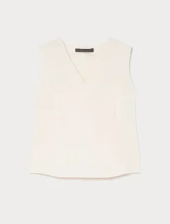 Top in cady - BIANCO AVORIO