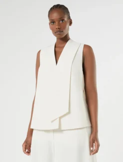 Top in cady - BIANCO AVORIO