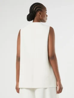Top in cady - BIANCO AVORIO