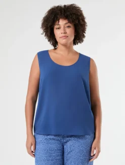 Top in georgette - BLUETTE