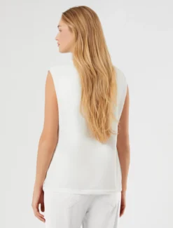 Top in jersey - BIANCO