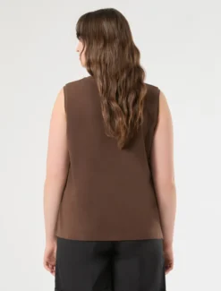 Top in jersey di cotone - CACAO