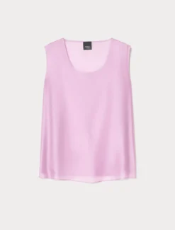 Top in mussola di tencel - GLICINE