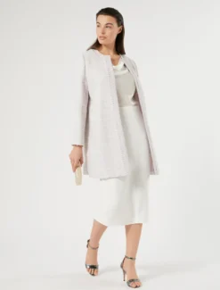 Top in satin - BIANCO