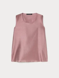 Top in shantung leggero - ROSA