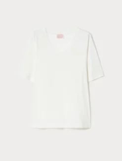 T-shirt in cotone - BIANCO