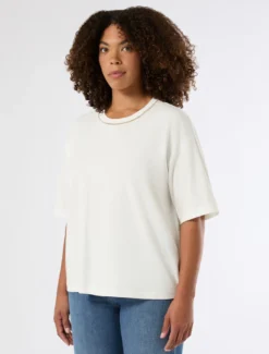 T-shirt in jersey - BIANCO