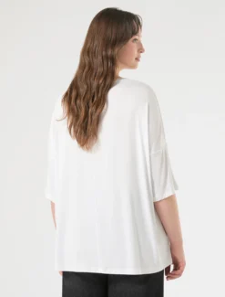 T-shirt in jersey - BIANCO